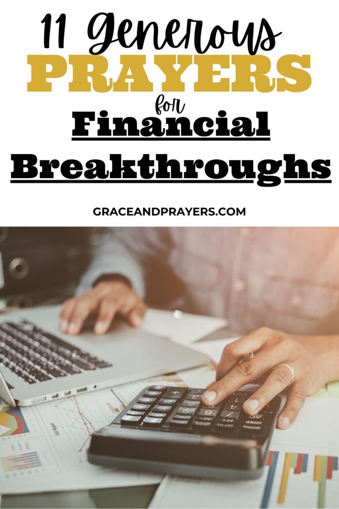 11 Generous Prayers for Financial Breakthroughs - Grace and Prayers