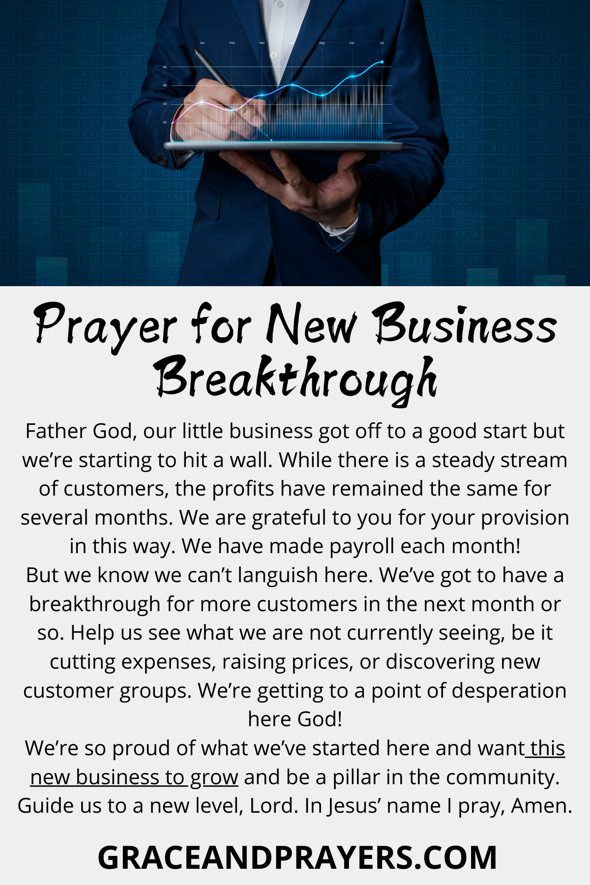5 Bold Prayers for a Business Breakthrough - Grace and Prayers