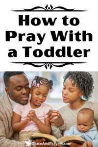 How To Pray With a Toddler pin 