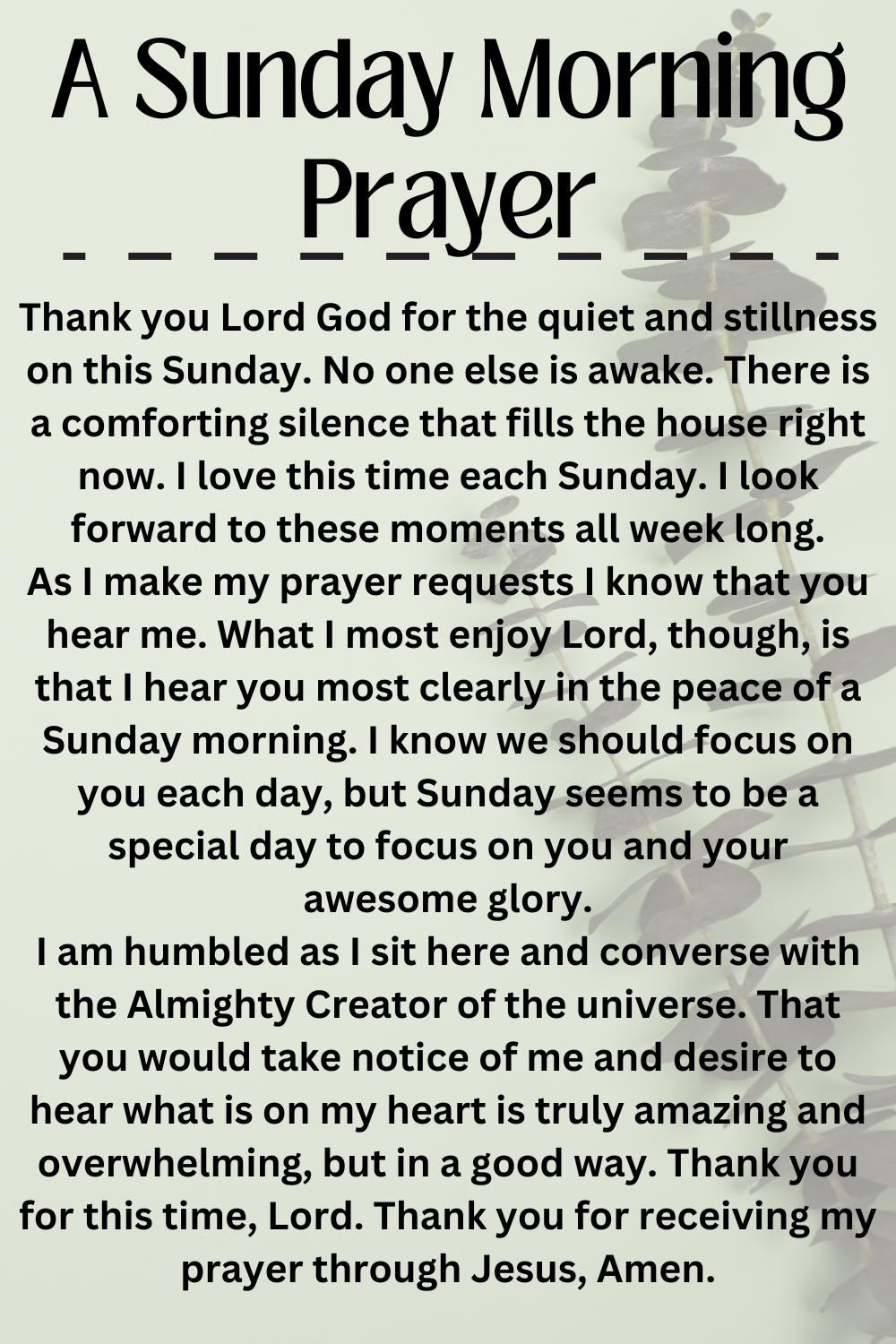 12 Simple Prayers For Sunday Grace And Prayers 12 Simple Prayers For Sunday Grace And Prayers