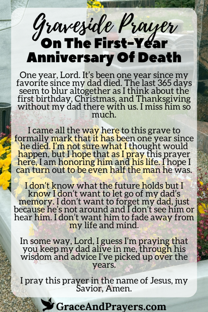 9 Caring Prayers For Visiting A Grave Site Grace and Prayers