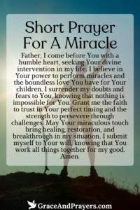 a brief prayer for a miracle pin 