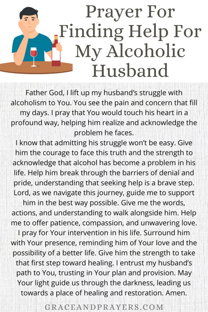 6 supportive prayers for an alcoholic husband grace and prayers
