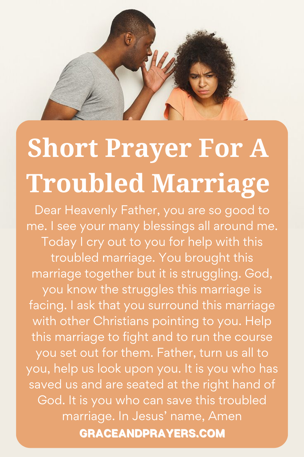 7 Humble Prayers For A Troubled Marriage - Grace and Prayers