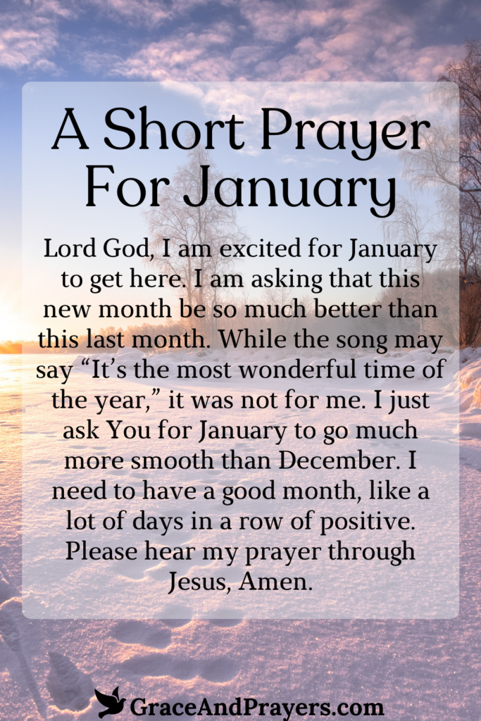 9 Uplifting Prayers For January Grace and Prayers