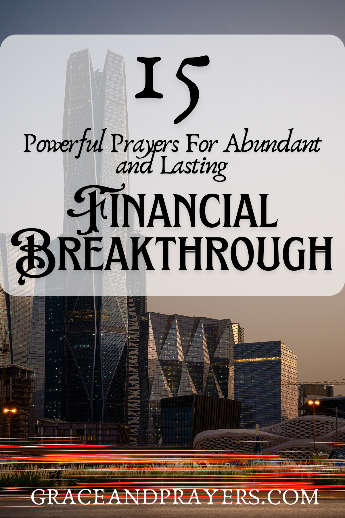 15 Powerful Prayers For Abundant and Lasting Financial Breakthrough ...