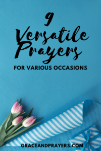 9 prayers for various occasions pin 