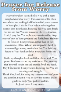 a prayer for release from worry pin 