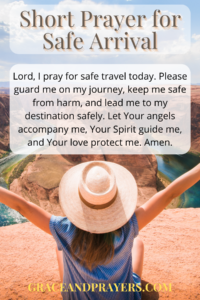 a brief prayer for safe arrival pin 