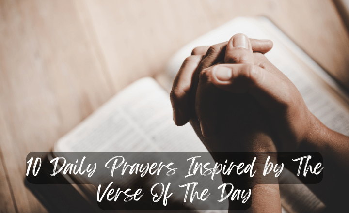 featured image for 10 daily prayers inspired by the verse of the day
