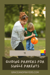 11 prayers for single parents pin