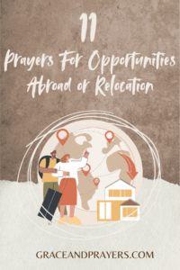 prayer pin for opportunities abroad or relocation