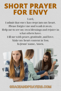 a brief prayer for envy pin