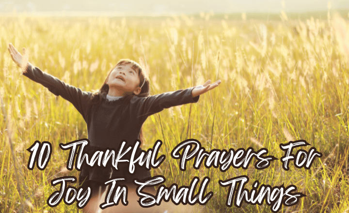 featured image for prayers for Joy in small things