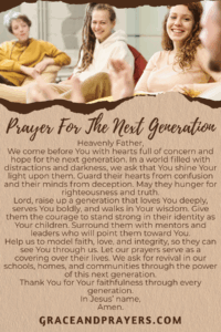a prayer for the next generation pin