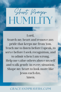 a brief prayer for humility pin