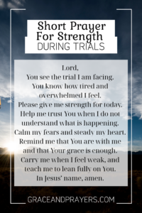 a brief prayer for strength during trials pin