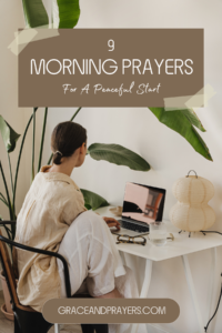 9 morning prayers for a peaceful start pin